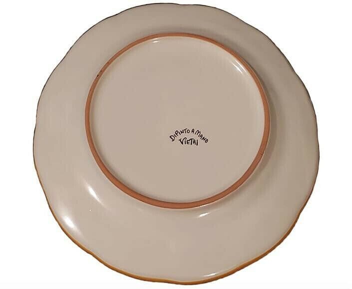 Vietri Ceramic Dinner Plates 10" - Frog/Rana (New - Made in Italy) Campagna