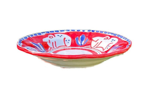 Vietri Shallow Bowl 9" - Frog/Rana (New - Made in Italy)